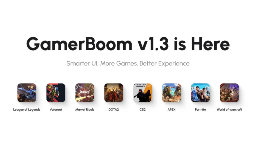 GamerBoom Launches V1.3 Desktop Client to Advance AI-Powered Gameplay Tracking and Incentives